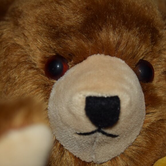 Knickerbocker 16" Jointed Mohair Bear~Vintage with Tag & Ear Button~Like New - Picture 6 of 8